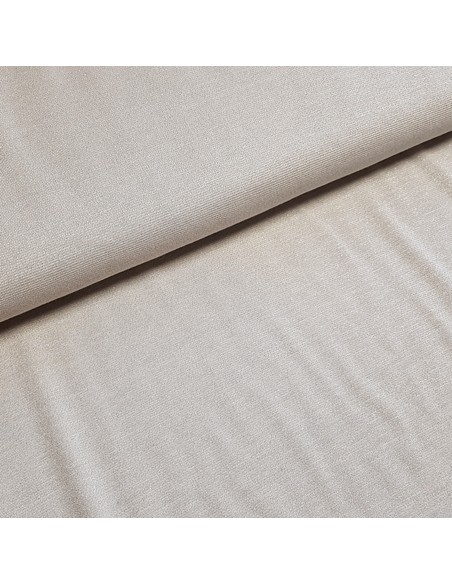 Tissu, Jersey Lurex, Fond Taupe, Laize 150 cm, Viscose Lurex Stretch