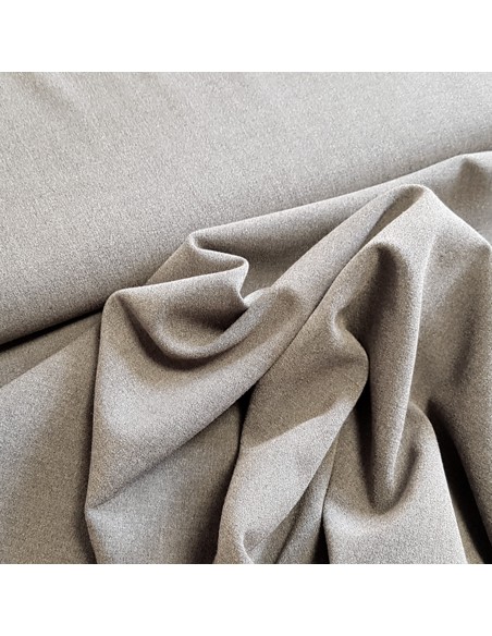 Tissu, Tailleur Stretch Uni, Gris Anthracite, Laize 150 cm, Polyester Viscose Spandex