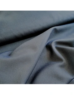 Tissu, Gabardine Uni, Marine Foncé, Laize 150 cm, Laine Polyester 2