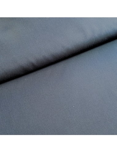 Tissu, Gabardine Uni, Marine Foncé, Laize 150 cm, Laine Polyester