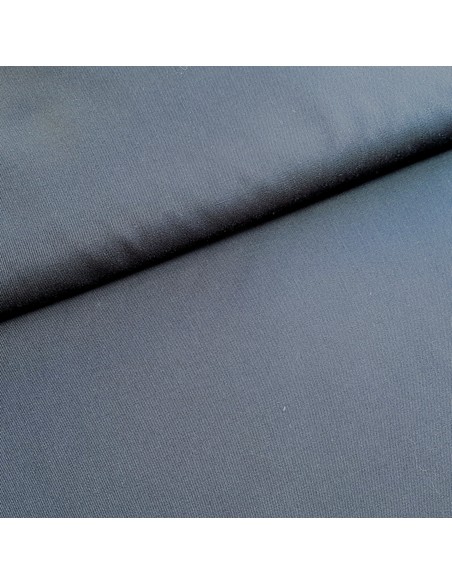 Tissu, Gabardine Uni, Marine Foncé, Laize 150 cm, Laine Polyester