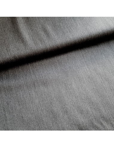 Tissu, Laine Vierge Unie, Gris Anthracite, Laize 150 cm, 100% Laine