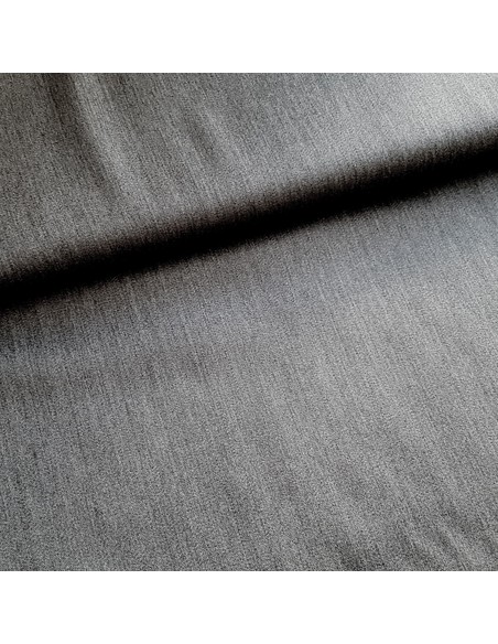 Tissu, Laine Vierge Unie, Gris Anthracite, Laize 150 cm, 100% Laine