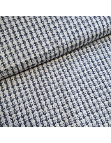 Tissu, Tartan Écossais Classique, Vert Sapin, Bleu Marine et Rouge Brique, Laize 150 cm, Viscose, Soie et Polyester