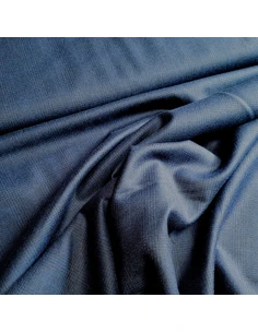 Tissu, Lainage Carreaux, Bleu Marine, Laize 145 cm, 100% Laine 2