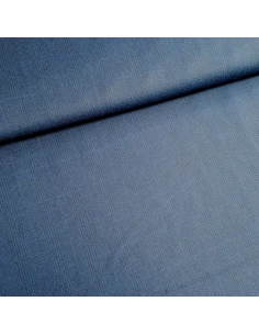 Tissu, Lainage Carreaux, Bleu Marine, Laize 145 cm, 100% Laine