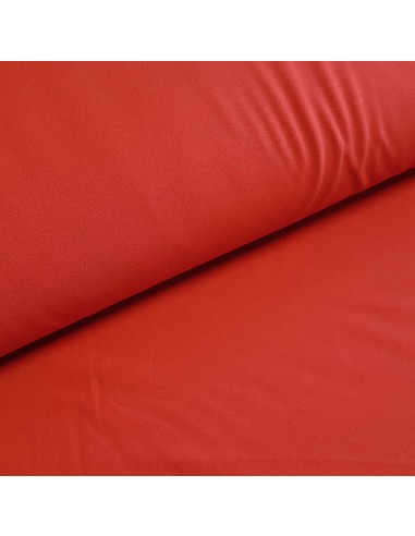 Tissu, Tailleur Uni Stretch, Rouge Écarlate, Laize 150 cm, Polyester Viscose Spandex