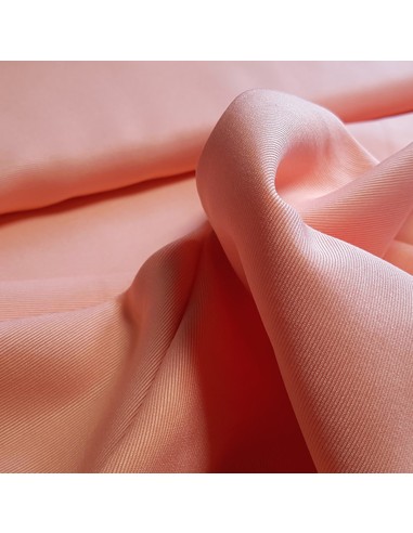 Tissu, Toile Mélangée, Rose Saumon, Laize 150 cm, 80% Polyester 20% Viscose
