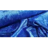 Panne de velours bleu roi