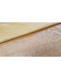 Organza étoiles dorées