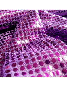 Tissu, Strass Disco, Violet, Laize 100 cm, 100% Polyester 2