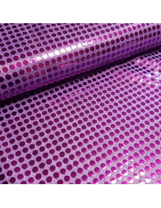 Tissu, Strass Disco, Violet, Laize 100 cm, 100% Polyester