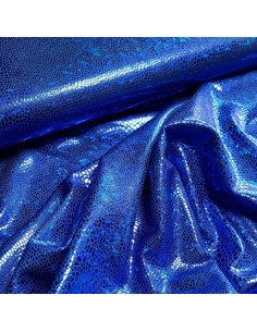 Tissu, Jersey Disco, Bleu Roi, Laize 150 cm, 95% Polyester 5% Spandex 2