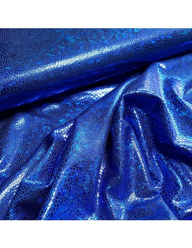 Tissu, Jersey Disco, Bleu Roi, Laize 150 cm, 95% Polyester 5% Spandex
