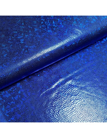 Tissu, Jersey Disco, Bleu Roi, Laize 150 cm, 95% Polyester 5% Spandex