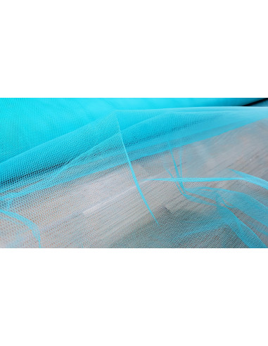 Tulle rigide, bleu turquoise