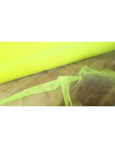 Tulle rigide, jaune fluo 2