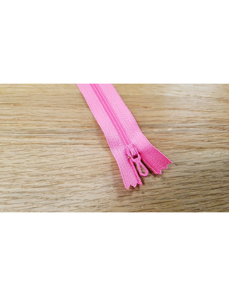 Fermeture Eclair Z51, Nylon, rose bonbon, 25cm