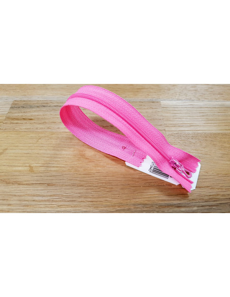 Fermeture Eclair Z51, Nylon, rose bonbon, 50cm
