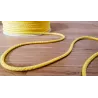 Cordon coton, 4mm, jaune citron
