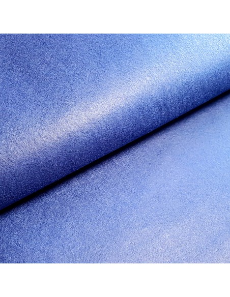 Tissu, Feutrine Uni, Bleu Roi, Laize 180 cm, 100% Polyester