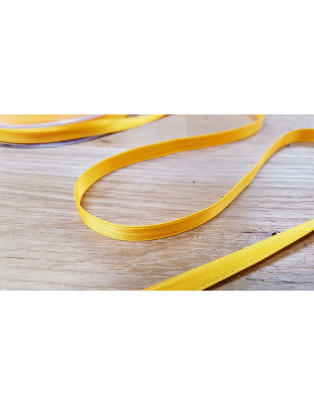 Ruban satin, 6mm, maïs