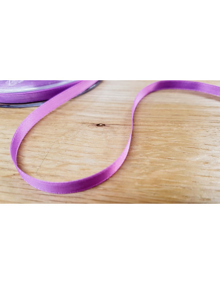 Ruban satin, 6mm, lilas
