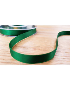 Ruban satin, 10mm, vert gazon