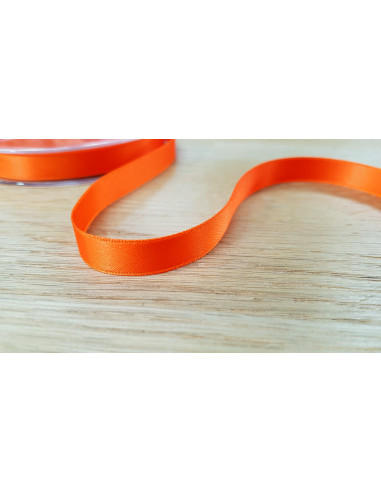Ruban satin, 10mm, orange