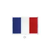 Ecusson thermocollant drapeau français