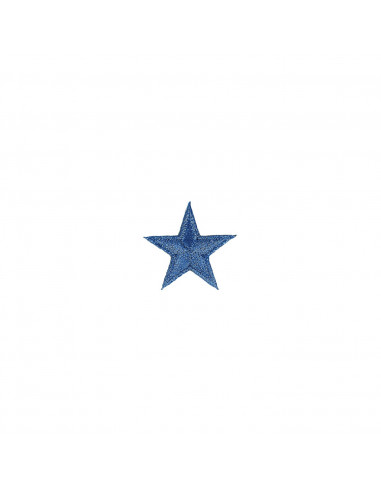 Ecusson thermocollant étoile turquoise