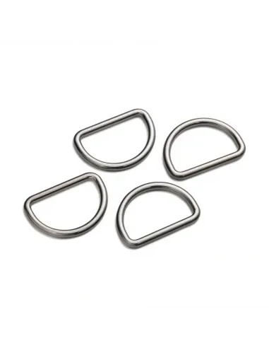 Anneaux demi-ronds Prym 25 mm noir brillant | Zephyr Tissus