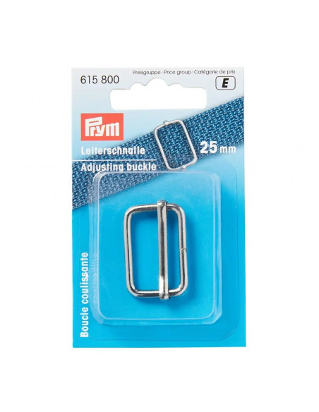 Boucle coulissante, 25mm, argenté