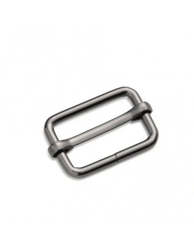 Boucle coulissante, 25mm, noir brillant