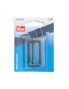 Boucle coulissante, 40mm, noir brillant