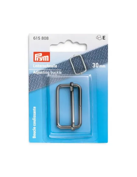Boucle coulissante Prym 30 mm noir brillant | Zephyr Tissus