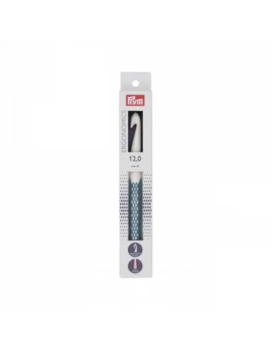 Crochet laine ergonomique Prym 12 mm | Zephyr Tissus
