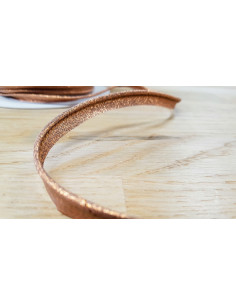 Passepoil lurex, 10mm, cuivre 2