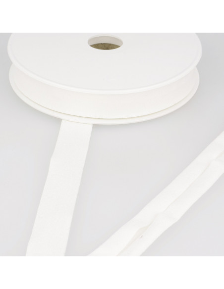 Biais jersey, 20mm, écru