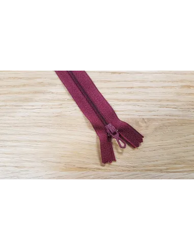 Fermeture à glissière Prym Z51 pourpre 18 cm | Zephyr Tissus