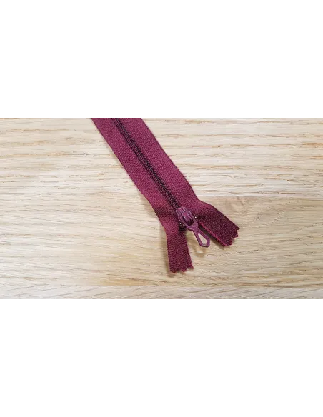 Fermeture à glissière Prym Z51 pourpre 50 cm | Zephyr Tissus
