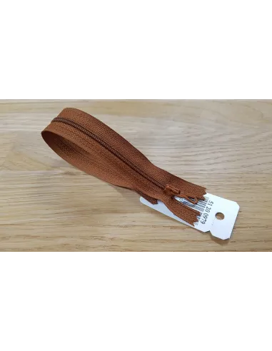 Fermeture à glissière Prym Z51 marron 12 cm | Zephyr Tissus