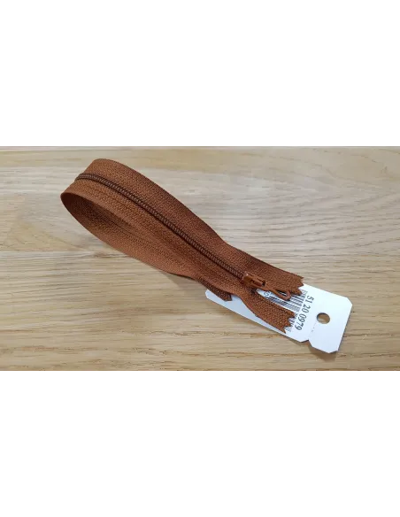 Fermeture à glissière Prym Z51 marron 15 cm | Zephyr Tissus