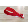 Fermeture Eclair Z51, Nylon, rouge vif, 55cm