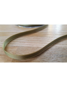 Ruban satin, 6mm, kaki clair