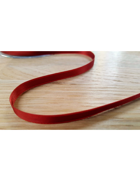 Ruban satin, 6mm, rouille