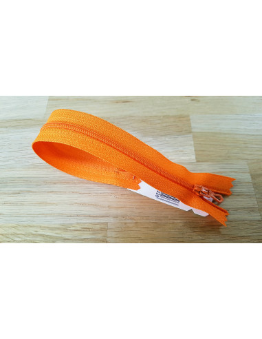 Fermeture Eclair Z51, Nylon, orange, 15cm