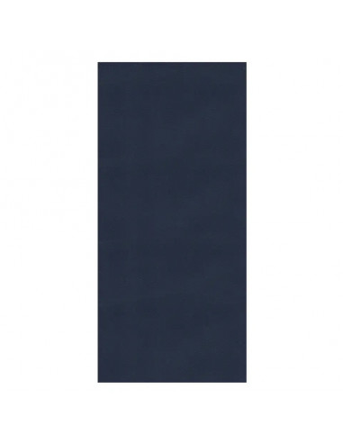 Pièce autocollante, nylon, 6,5 x 14cm, bleu marine