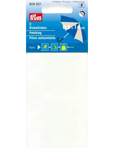 Pièce autocollante Prym, Blanc, 6,5 x 14 cm | Zephyr Tissus
