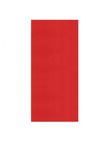 Pièce autocollante, nylon, 6,5 x 14cm, rouge